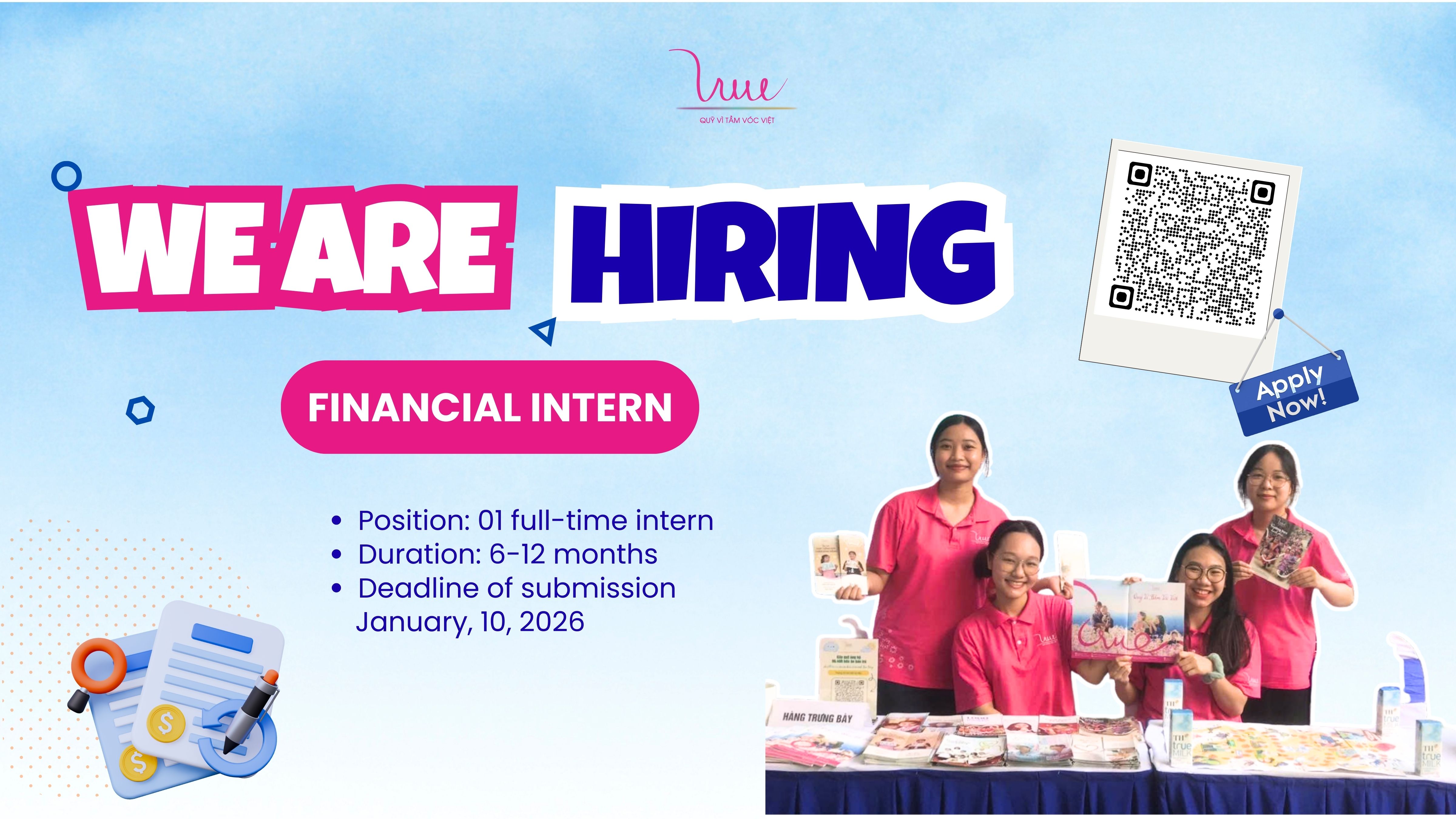 VSF tìm kiếm Thực tập sinh Kế toán Toàn thời gian - Hạn nộp hồ sơ: 10/1/2026